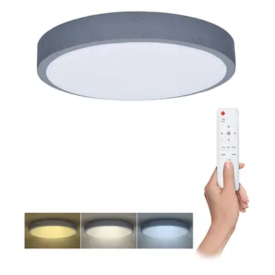 Solight LED osvětlení s dálkovým ovladačem Grey , 48W, 3360lm, 38cm, změna chromatičnosti, stmív