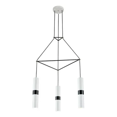 ACA Lighting závěsné svítidlo 3XGU10 bílý kov 56X49XH150CM DA VINCI HM853P56WH