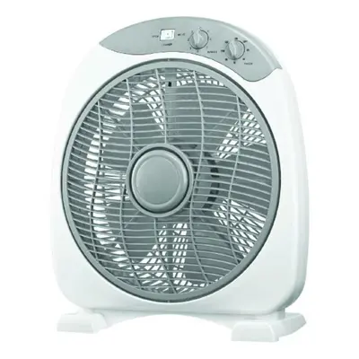 ACA Lighting stojací ventilátor, bílá-šedá, 30cm, AC 40W FANFPG60