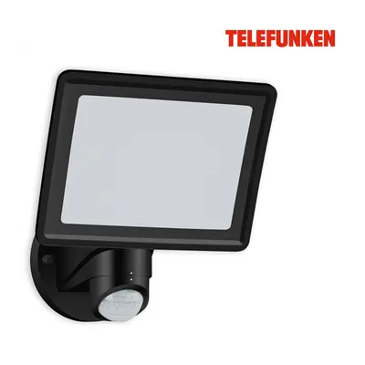 BRILONER TELEFUNKEN LED venkovní bodové svítidlo s čidlem, 26,3 cm, 20 W, černá TF 304405TF