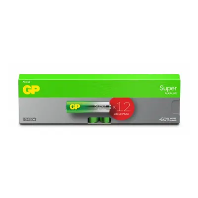 GP Batteries GP Alkalická baterie Super LR6 AA 12ks