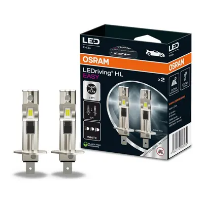 OSRAM LEDriving HL EASY H1 12V 9W P14,5s 6500K White 2ks 64150DWESY-2HB