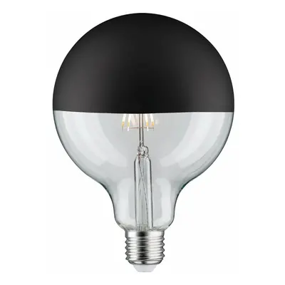 PAULMANN LED Globe 6,5 W E27 zrcadlový svrchlík černá mat teplá bílá stmívatelné 286.79