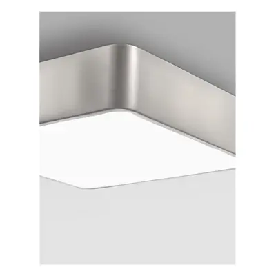 Nova Luce Moderní přisazené stropní svítidlo Ragu - 4 x 10 W, 460 x 460 mm, nikl NV 866608