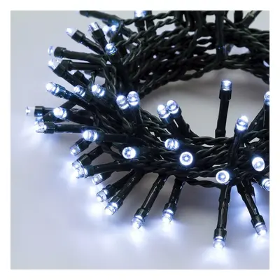 Xmas King XmasKing Led bateriový řetěz s časovačem 12m, 300LED venkovní, studená bílá na baterie