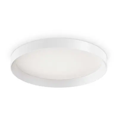 LED Stropní přisazené svítidlo Ideal Lux FLY PL D45 4000K 270296 26W 4200lm 4000K IP40 45cm bílé