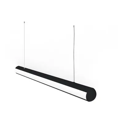 VÝPRODEJ VZORKU BPM Závěsné svítidlo GALA LED TUBE černá / opál 120 cm