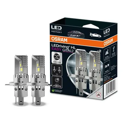 OSRAM LEDriving HL EASY H4/H19 12V 22W/24W P43t/PU43t-3 6500K White Gen2 2ks 64193DWESY2-2HB