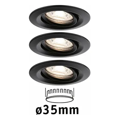 PAULMANN LED vestavné svítidlo Nova Mini Coin základní sada výklopné 66mm 15° Coin 3x4W 230V 270