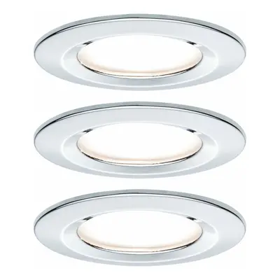 PAULMANN Vestavné svítidlo LED Nova kruhové 3x6,5W chrom nevýklopné 934.63 P 93463