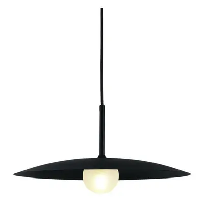 ACA Lighting závěsné svítidlo 1xG9 AFINAR černá kov + matné sklo D40X120CM OD94451PB