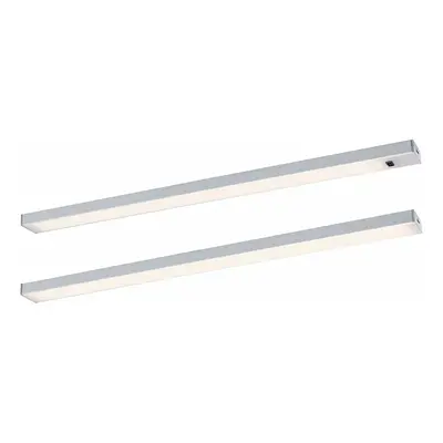 PAULMANN LED podskříňkové svítidlo Inline 2ks sada 2x4W 350x26mm 24V matný chrom čidlo