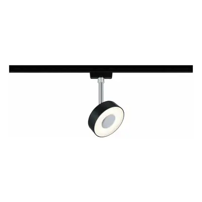 PAULMANN URail LED-spot Circle 5W černá mat 2700K kov/umělá hmota stmívatelné 969.15