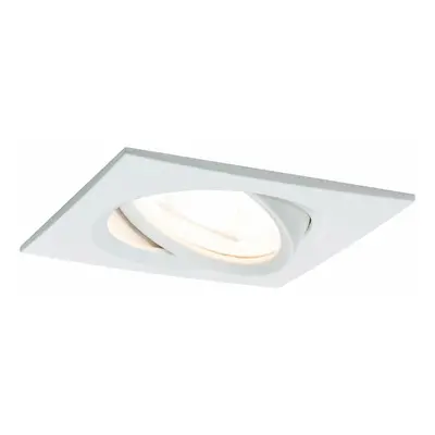 PAULMANN Vestavné svítidlo LED Nova hranaté 1x6,5W GU10 bílá mat výklopné 934.35 P 93435