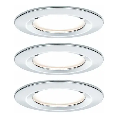 PAULMANN Vestavné svítidlo LED Nova kruhové 3x6,5W GU10 chrom nevýklopné 934.45 P 93445