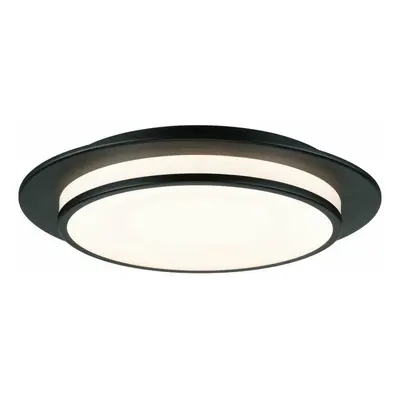 PAULMANN LED stropní svítidlo 3-krokové-stmívatelné Egron 2700K 230V 16W stmívatelné černá mat