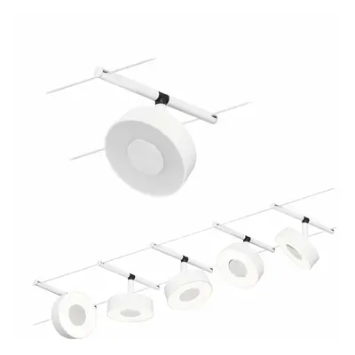 PAULMANN LED lankový systém Circle základní sada 5x5W 3000K 230/12V bílá mat/chrom