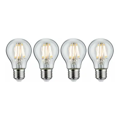 PAULMANN Filament set LED žárovka E27 230V 4x7W 2700K čirá