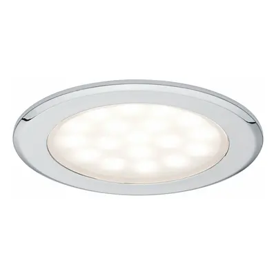 Paulmann LED nábytkové vestavné svítidlo kruhové 2ks sada 2x2,5W chrom 999.20 P 99920