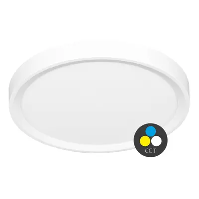 Ecolite LED svítidlo kruh 50W 60cm CCT 6000lm IP40 bílý lem W007-CCT/50W/BI