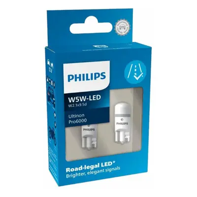 Philips LED W5W 12V 0,9W Ultinon Pro6000 6000K 2ks 11961HU60X2