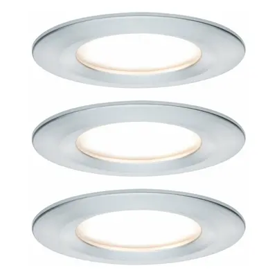 PAULMANN Vestavné svítidlo LED Nova kruhové 3x6,5W hliník broušený nevýklopné 934.62 P 93462