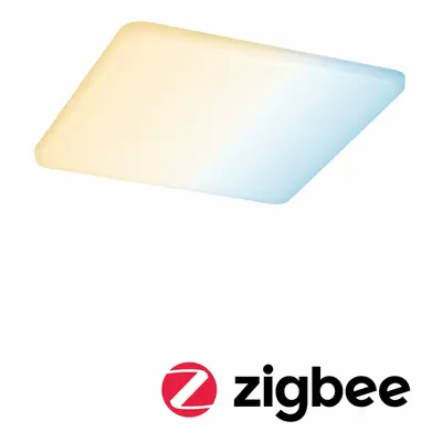 PAULMANN LED vestavné svítidlo Veluna VariFit Zigbee měnitelná bílá 185x185mm IP44 15W 953.84