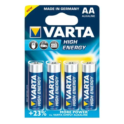 Varta baterie alkalická 1,5V AA High Energy 4906 LR6/4BL