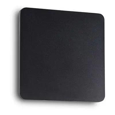 LED Nástěnné svítidlo Ideal Lux Cover AP1 Square Big Nero 195773 11W 1112lm 20cm hranaté černé