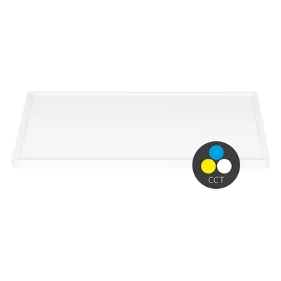 Ecolite LED svítidlo obdélník 50W 60x90cm CCT 7000lm IP40 bílý lem W008S-CCT/50W/BI