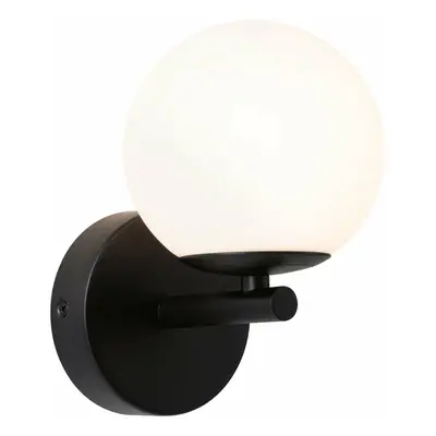 PAULMANN Selection Bathroom LED nástěnné svítidlo Gove IP44 3000K 230V 5W černá mat/satén