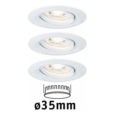 PAULMANN LED vestavné svítidlo Nova mini výklopné 3x4W 2700K bílá mat 230V 942.93