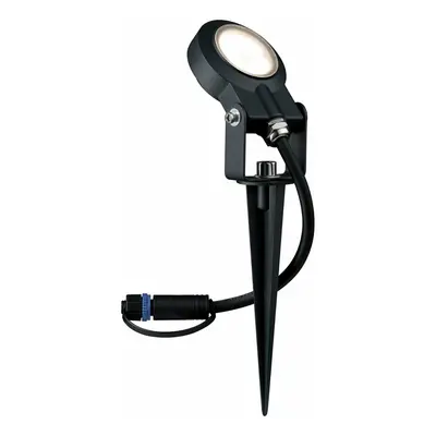 PAULMANN Plug & Shine LED bodové zahradní světlo Sting spot neláká hmyz IP67 2200K 6,3W antracit