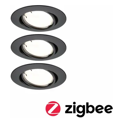 PAULMANN LED vestavné svítidlo Smart Home Zigbee Base Coin základní sada výklopné kruhové 90mm 2