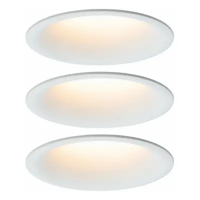 PAULMANN Vestavné svítidlo LED Cymbal 3x6,5W bílá mat proti oslnění stmívatelné 934.19 P 93419