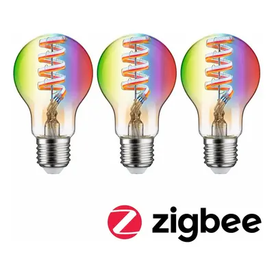 PAULMANN Filament 230V Smart Home Zigbee 3.0 LED žárovka E27 3x6,3W RGBW+ stmívatelné zlatá