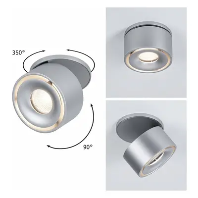 PAULMANN Vestavné svítidlo LED Spircle matný chrom 8,0W 3.000K 36° 933.74