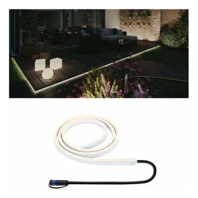 PAULMANN Plug & Shine LED pásek Smooth Einzelstripe IP68 3000K 12W černá