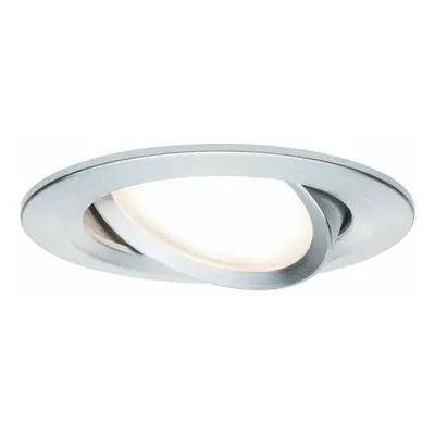 PAULMANN Vestavné svítidlo LED Nova kruhové 1x6,5W hliník broušený výklopné 934.50 P 93450