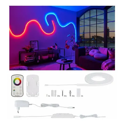 PAULMANN MaxLED Flow základní sada 1,5m RGB 13,5 W vč. rádiového dálkového ovládání 709.65 P 709