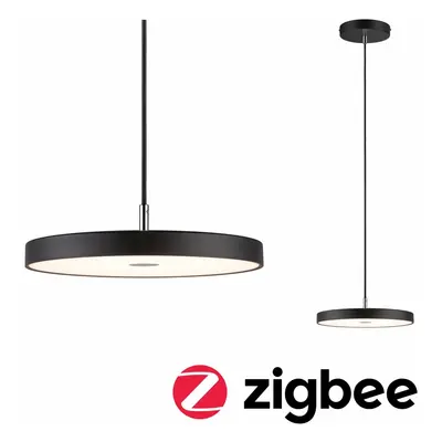 PAULMANN LED závěsné svítidlo Hildor 17W ZigBee černá mat