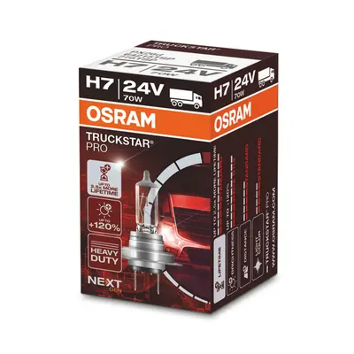 OSRAM H7 24V 70W PX26d TRUCKSTAR PRO NEXT GEN +120% více světla 1ks 64215TSP