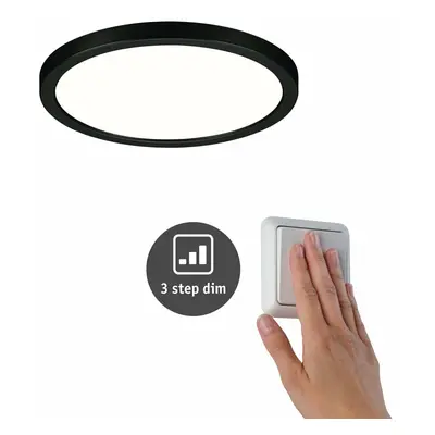 PAULMANN VariFit LED vestavné svítidlo 3-krokové-stmívatelné Areo IP44 kruhové 175mm 4000K černá