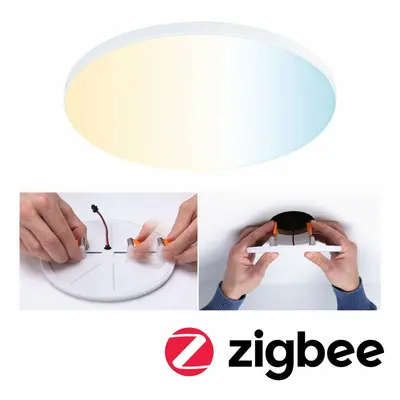 PAULMANN VariFit LED vestavné svítidlo Smart Home Zigbee Veluna Edge IP44 kruhové 160mm měniteln