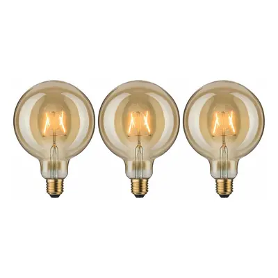 PAULMANN 1879 set LED Globe E27 230V 3x2,7W 1700K zlatá