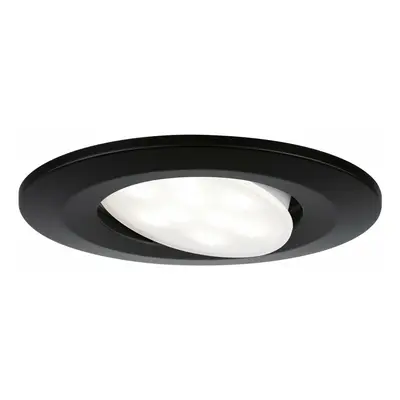 PAULMANN LED vestavné svítidlo Calla výklopné IP65 kruhové 90mm 30° 6W 230V 4000K černá mat 924.