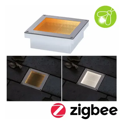 PAULMANN LED zemní svítidlo Smart Home Zigbee Brick neláká hmyz IP67 hranaté 100x100mm CCT 1W 23