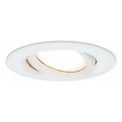 PAULMANN Vestavné svítidlo LED Nova Plus kruhové 1x6,8W bílá mat výklopné stmívatelné 936.81 P 9