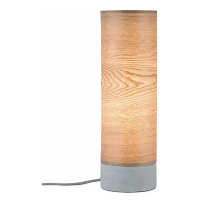 Paulmann stolní lampa Neordic Skadi 1-ramenné dřevo/beton 796.64 P 79664