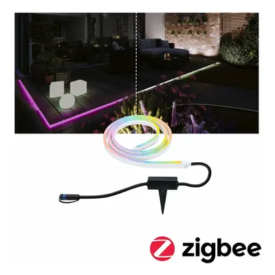 PAULMANN Plug & Shine LED pásek Smart Home Zigbee Smooth IP67 RGBW 11W bílá